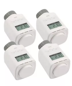 4 Stück Elektronischer Thermostat Heizkörperthermostat spart bis 30% Heizkosten - Bild 1 von 8