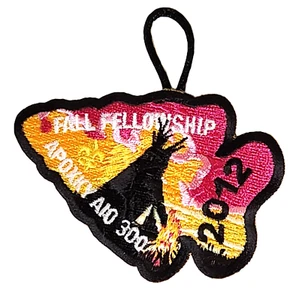 Parche de bolsillo Lodge 300 Apoxky Aio eA2012-2 Fall Fellowship OA BSA - Imagen 1 de 1