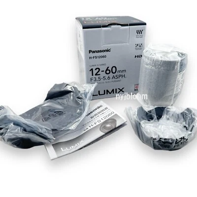New PANASONIC LUMIX G Vario 12-60mm f/3.5-5.6 ASPH. POWER O.I.S. Lens H-FS12060 - Image 1 of 4