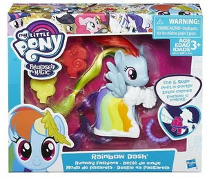 My Little Pony RAINBOW DASH Frienship Magic Runway Fashions Set Lot Figure Toy - Picture 1 of 2