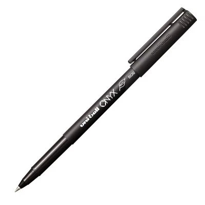 60040 uni-ball Onyx Stick Roller Ball Pen, Black Ink, Micro 0.5mm, 1 Pen - Image 1 of 2