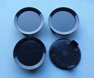 4 Stück Nabenkappen Felgendeckel 74,5 mm  69,0 mm schwarz für Alufelgen AA01 NS - Picture 1 of 10