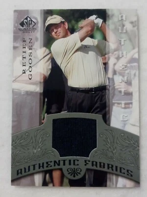 2005 SP Signature Authentic Fabrics golf shirt Retief Goosen AF-RG - Image 1 of 2
