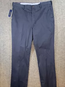 Polo Ralph Lauren Mens Stretch Classic Fit Chino Navy Pants Core Tall 38x36 NEW - Picture 1 of 10