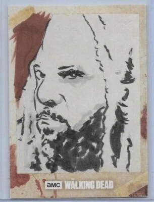 The Walking Dead Michelle Rayner - Ezekiel Sketch card - Image 1 of 2
