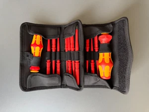 WERA Kraftform Compacto Turbo i 1 Juego de Destornilladores 16 Piezas VDE Hoja Intercambiable - Imagen 1 de 10