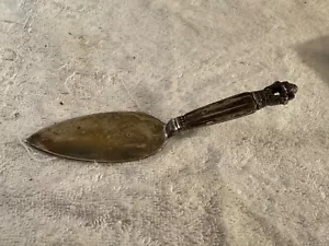 EARLY GEORG JENSEN STERLING ACORN PATTERN CAKE SPADE - Picture 1 of 7
