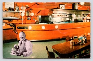 Oyster Bar Dining Room View Portland Oregon VTG UNP Postcard - Picture 1 of 2