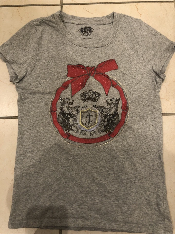 Camiseta Juicy Couture XL súper linda para niñas Foto 1 de 4