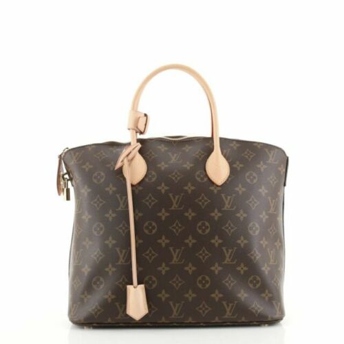 Louis Vuitton Lockit Shoulder Bag MM Brown Canvas for sale online