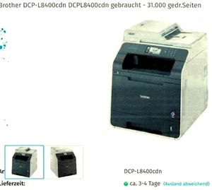 Multifunktions Leaser Drucker; Brother DCP-L8400cdn - Bild 1 von 1