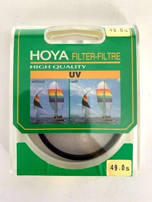 HOYA UV 49mm High Quality Filter New w/ Case - Image 1 of 3