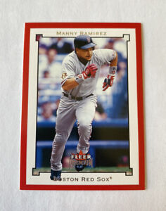 2002 Fleer Premium Star Ruby /125 Manny Ramirez #SR50 Boston Red Sox Baseball