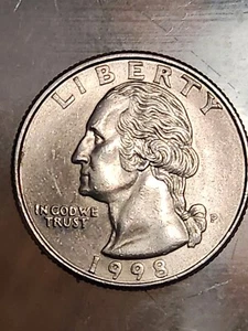 1998-P Quarter In Cod We Trust - Picture 1 of 4