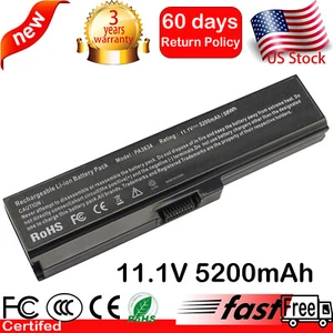 Battery for Toshiba Satellite C655 A665 M300 M301 M305 M505 U405 Series PABAS228 - Picture 1 of 5