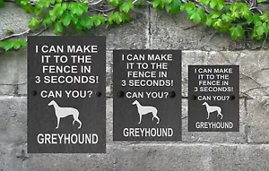 Letrero de puerta de pizarra para perros puedo llegar a la cerca 3 tamaños TODAS LAS RAZAS DISPONIBLES D-L - Imagen 1 de 34
