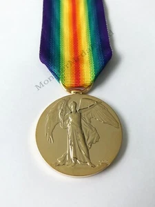 WW1 British Victory Medal Replacement Copy Full Size Medal with Mounting Options - Picture 1 of 2
