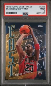 1998 Topps East West Michael Jordan/Kobe Bryant #EW5 PSA 9 - Picture 1 of 2