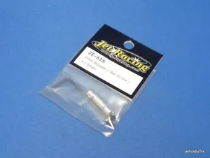 (Jet Racing JE-61S) 2 mm Stopper + Set Schraube silber 4 Stück Made in Hong Kong - Bild 1 von 1