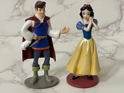 Lote de 2 adornos para pasteles Disney Blancanieves príncipe encantador Foto 1 de 4