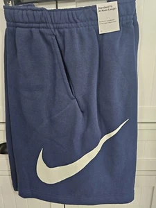 Mens Nike Sweat Shorts NEW Navy Blue Size 4XL - Picture 1 of 1