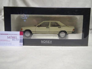 Mercedes Benz 190 E 1984 Beige NOREV 1:18 Edición Limitada 183829 W201 - Imagen 1 de 2