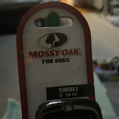 Roble Mossy Para Perros Ajuste Cómodo Diseño Ajustable Collar Talla Pequeña 8" A 14" Nuevo Foto 1 de 4