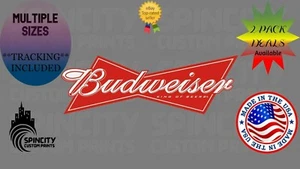 Budweiser Vinilo Ventana Coche Calcomanía Logo Grande Laptop Patín Pegatina Varios Tamaños - Imagen 1 de 11