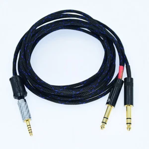 blance 4.4 balanced 4.4 to dual 6.35 mm trs jack 6.5 for sound 6.5mm 6.35mm male - Picture 1 of 5