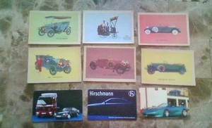 VINTAGE PREMIER TRADING CARDS CAR CARDS SUPER NICE + 3 DIF PHONE CARDS MERCDES - Picture 1 of 2