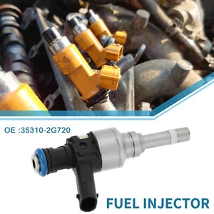 Fuel Injector No.35310-2G720 for Hyundai Santa Fe Sport 13-16 2.0T Black 1 Pc - Picture 1 of 7