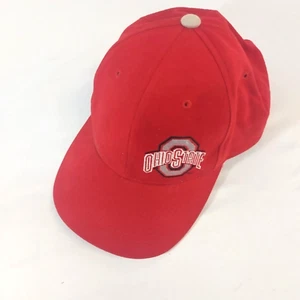 STARTER Ohio State Buckeyes De Colección Años 90 El Sombrero Derecho Gorra Correa Gris Escarlata - Imagen 1 de 6