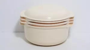 Vintage Tupperware 4-teiliges Mandelmikrowelle 2192, 2193, 2194, 2210 Stapelkocher Set - Bild 1 von 4
