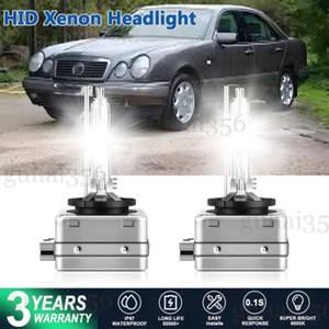 For Mercedes-Benz E280 E300 E350 E550 E63 D1S HID Headlight Bulbs 6000K White - Picture 1 of 12