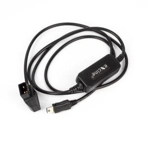 PTAP D-TAP to Mini USB Adapter Cable fr Tascam DR-60 Zoom H6 H5 Recorder Camera - Foto 1 di 7