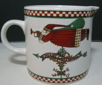 Sakura Debbie Mumm Magic of Santa Claus Christmas Holiday Creamer - Image 1 of 4