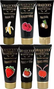 Oralicious The Ultimate Oral Sex Water Based Edible Flavored Cream 2 oz - Picture 1 of 13