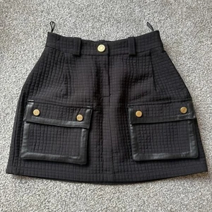 Minifalda ADL x Raisa Vanessa - Negra - Talla XS Mujer’s Falda de Diseñador - Nueva - Imagen 1 de 9