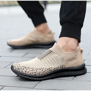 Mishanaha Zapatos Para Hombres 11/44 Cómodos Elastizados Zapato Mocasín Ligero Flexible Caqui - Imagen 1 de 10