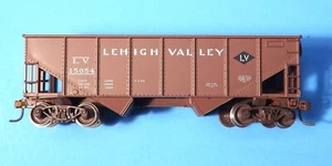 Lehigh Valley HO Hopper 15054 metal wheels Weathered RTR Athearn Special Run - Picture 1 of 5