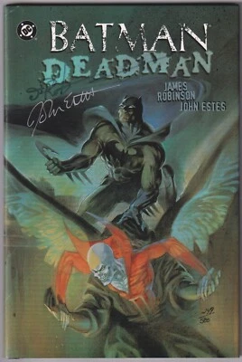 BATMAN DEADMAN HC DYNAMIC FORCES SIGNED x2 ROBINSON ESTES DF COA DC COMICS - Image 1 of 3