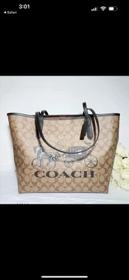 Nuevo con etiquetas Bolso Coach Halloween City Esqueleto Caballo y Carruaje Calabaza CM756 Foto 1 de 4