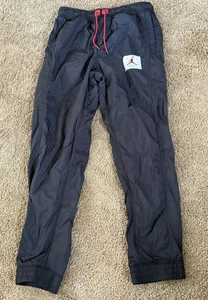 Nike Air Jordan Size Medium Windbreaker Black Sweatpants Joggers - Picture 1 of 10