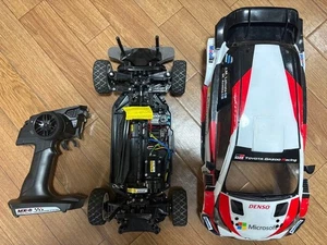 Tamiya TT-02 RC Car Chassis Set with MX-6 Transmitter and Servo PGS-CL2 - Picture 1 of 7