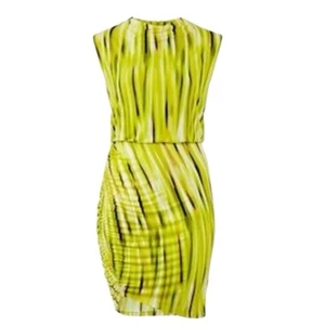 Calvin Klein Damen Kleid Rüschen Grün Ärmellos Übergröße 2X Neu - Bild 1 von 6