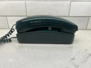 Vintage Conair Phone Slimline Touch Dial Model #SW204 Deep Forest Green - Picture 1 of 4
