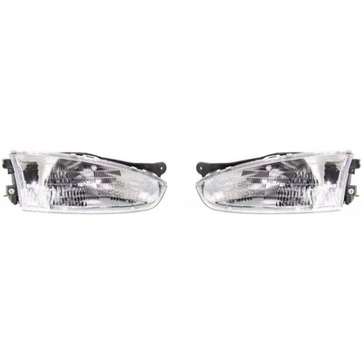 For 1997-2002 Mitsubishi Mirage Pair Headlight Driver and Passenger Side Coupe - Image 1 of 4