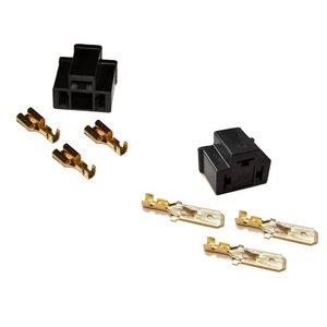 P43t Steckverbindung H4 Stecker Fassung Sockel Lampensockel Crimp Auto - Picture 1 of 1