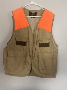 Orvis Hunting Vest Men's Size M Pockets Outdoors Embroidered Logo Nice, Pheasant - Picture 1 of 13