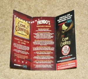 SDCC 2025 CLOWN IN A CORNFIELD SHUDDER PROMO PHAMPLET - Foto 1 di 2